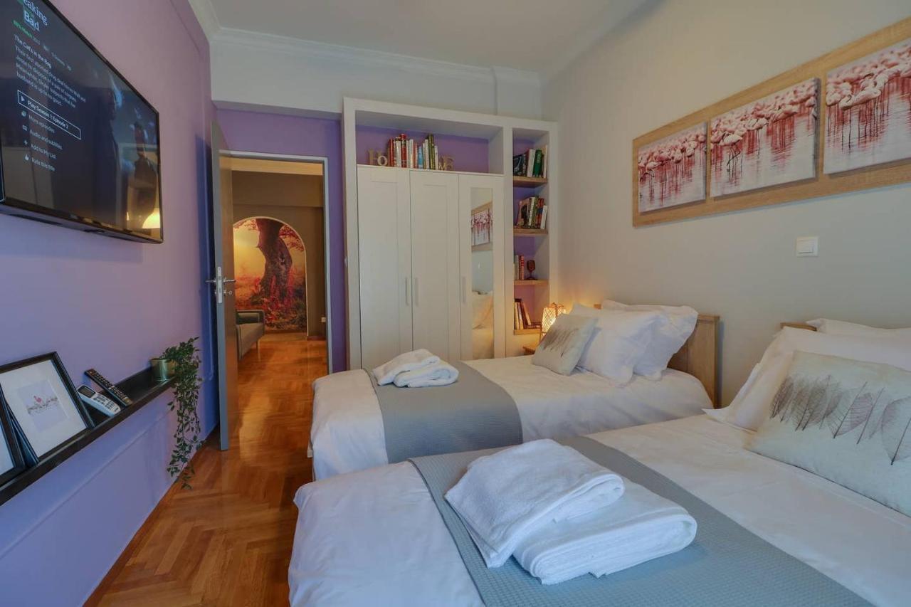Victoria 5Star / 5Br Bigapt / Sauna / 2Min To Metro Athens Exterior photo